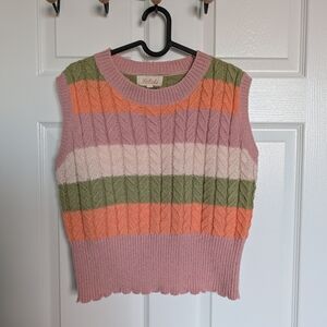 Listicle Multicolor Knit Top